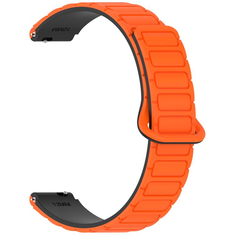 For Xiaomi Smart Band 10 / 9 / 8 I-Shaped Dual Color Magnetic Silicone Watch Band