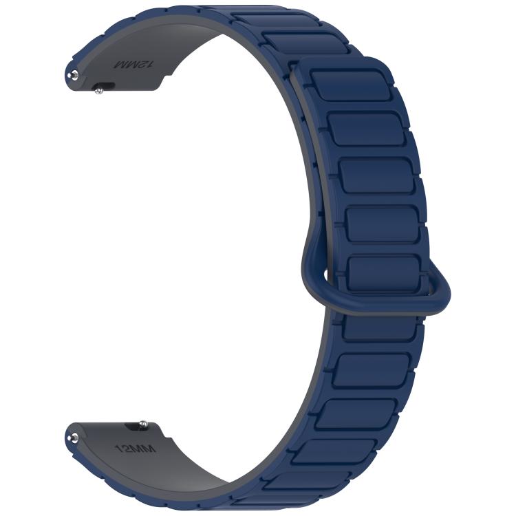 For Xiaomi Smart Band 10 / 9 / 8 I-Shaped Dual Color Magnetic Silicone Watch Band