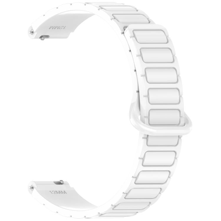 For Xiaomi Smart Band 10 / 9 / 8 I-Shaped Dual Color Magnetic Silicone Watch Band