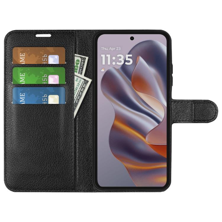 For Motorola Moto 50 Neo 5G Litchi Texture Horizontal Flip Leather Phone Case with Holder