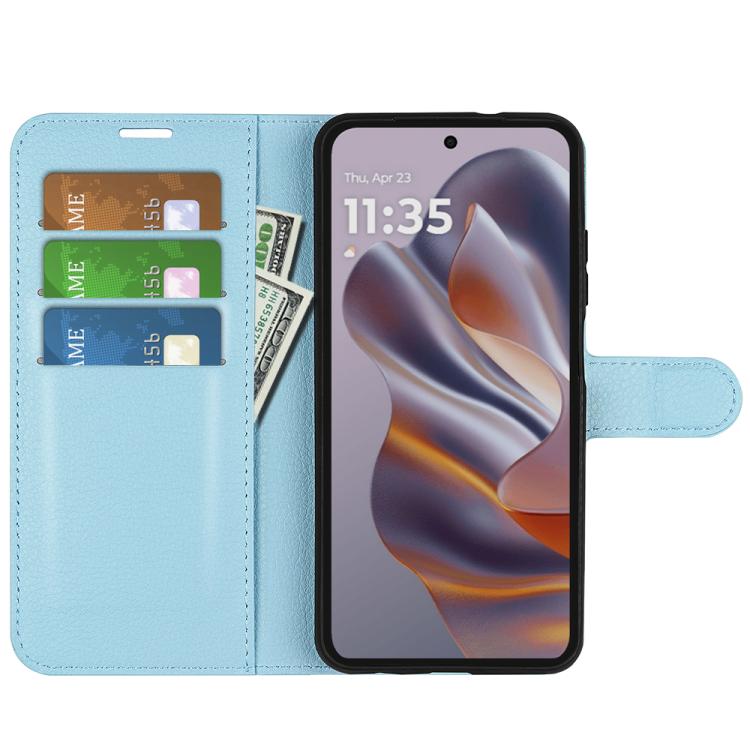 For Motorola Moto 50 Neo 5G Litchi Texture Horizontal Flip Leather Phone Case with Holder