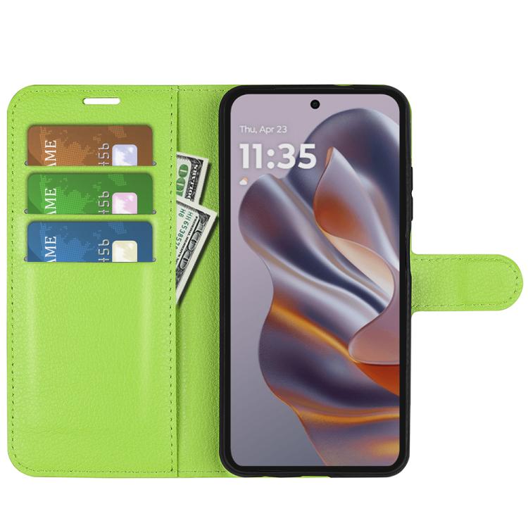 For Motorola Moto 50 Neo 5G Litchi Texture Horizontal Flip Leather Phone Case with Holder