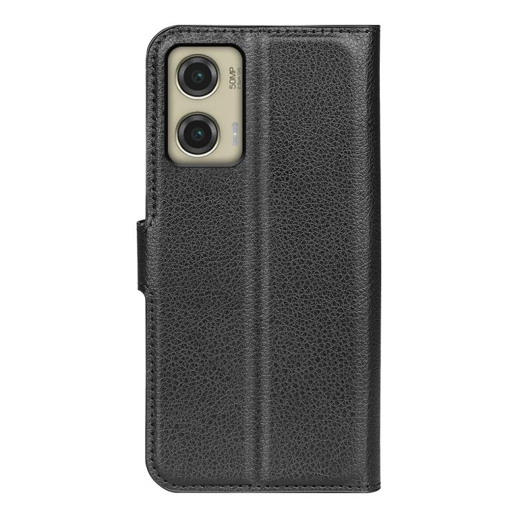 For Motorola Moto G Stylus 5G 2024 Litchi Texture Horizontal Flip Leather Phone Case with Holder