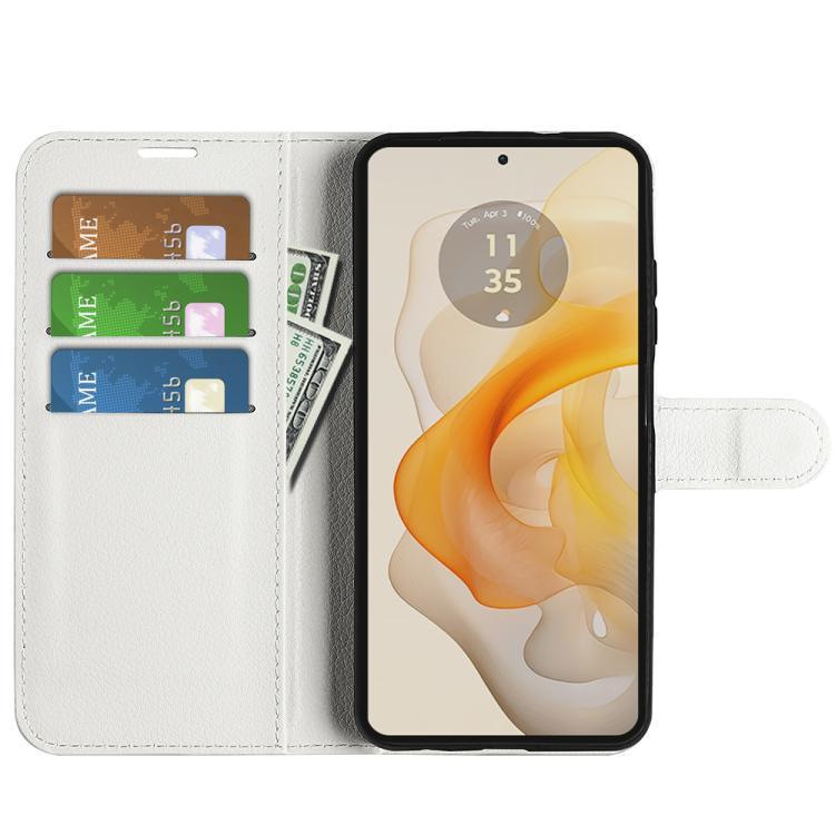 For Motorola Moto G Stylus 5G 2024 Litchi Texture Horizontal Flip Leather Phone Case with Holder