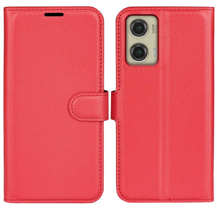 For Motorola Moto G Stylus 5G 2024 Litchi Texture Horizontal Flip Leather Phone Case with Holder