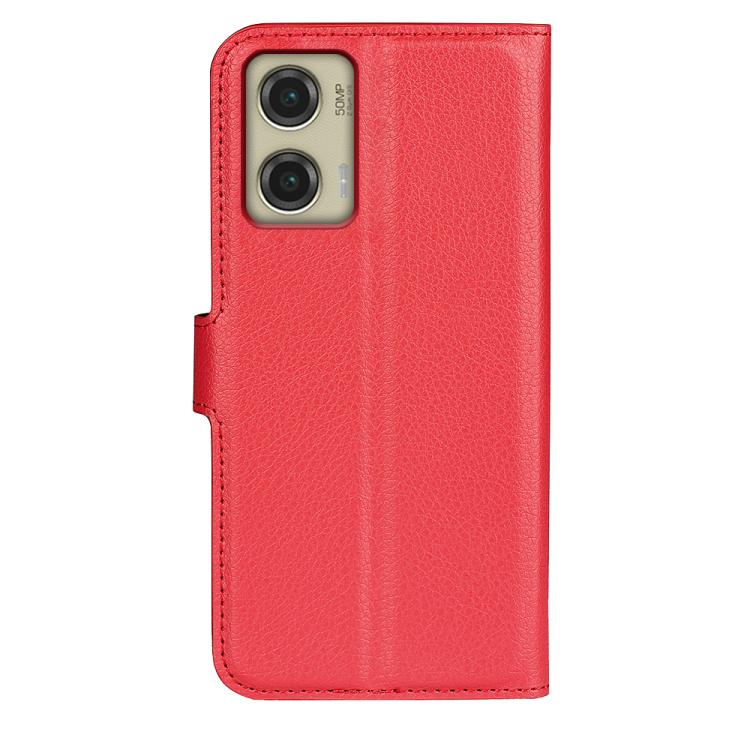 For Motorola Moto G Stylus 5G 2024 Litchi Texture Horizontal Flip Leather Phone Case with Holder