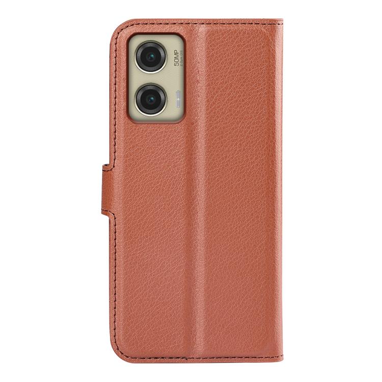 For Motorola Moto G Stylus 5G 2024 Litchi Texture Horizontal Flip Leather Phone Case with Holder
