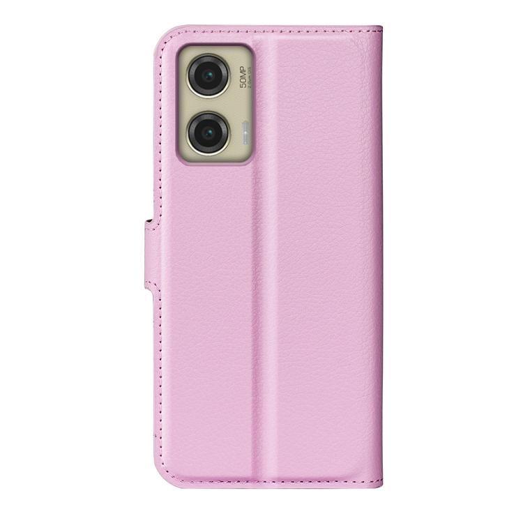 For Motorola Moto G Stylus 5G 2024 Litchi Texture Horizontal Flip Leather Phone Case with Holder
