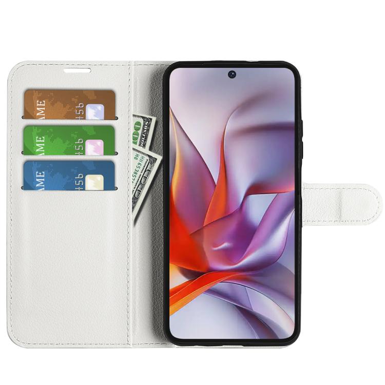 For Motorola Moto G 5G 2025 Litchi Texture Horizontal Flip Leather Phone Case with Holder