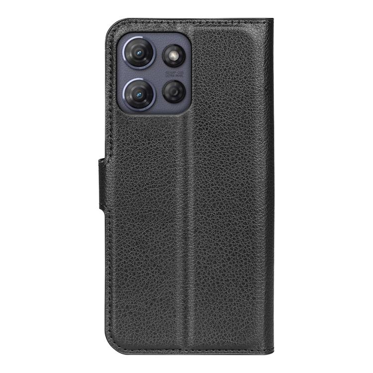 For Motorola Moto G Power 2025 Litchi Texture Horizontal Flip Leather Phone Case with Holder