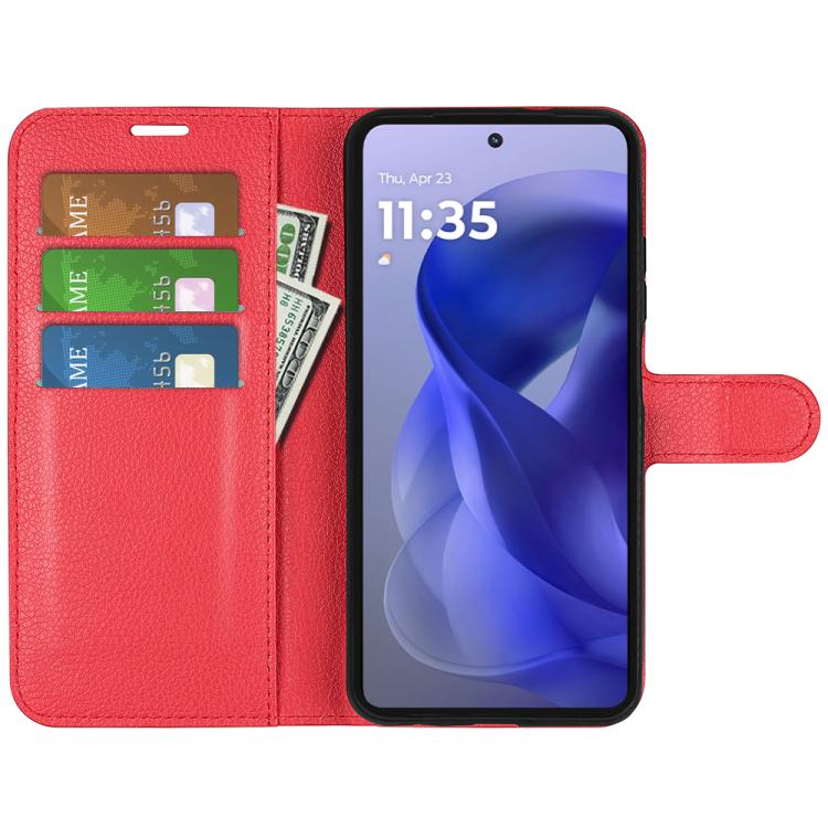For Motorola Moto G Power 2025 Litchi Texture Horizontal Flip Leather Phone Case with Holder