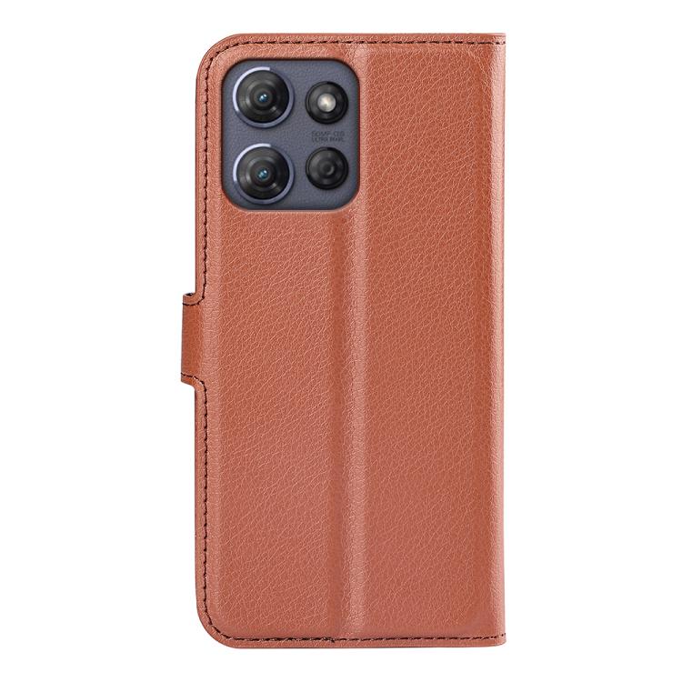 For Motorola Moto G Power 2025 Litchi Texture Horizontal Flip Leather Phone Case with Holder
