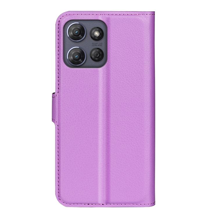 For Motorola Moto G Power 2025 Litchi Texture Horizontal Flip Leather Phone Case with Holder