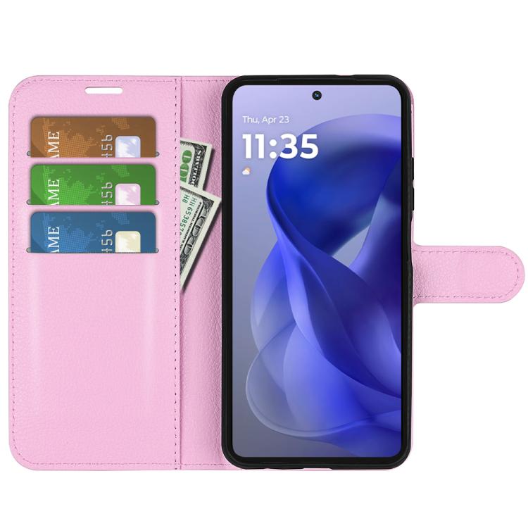 For Motorola Moto G Power 2025 Litchi Texture Horizontal Flip Leather Phone Case with Holder