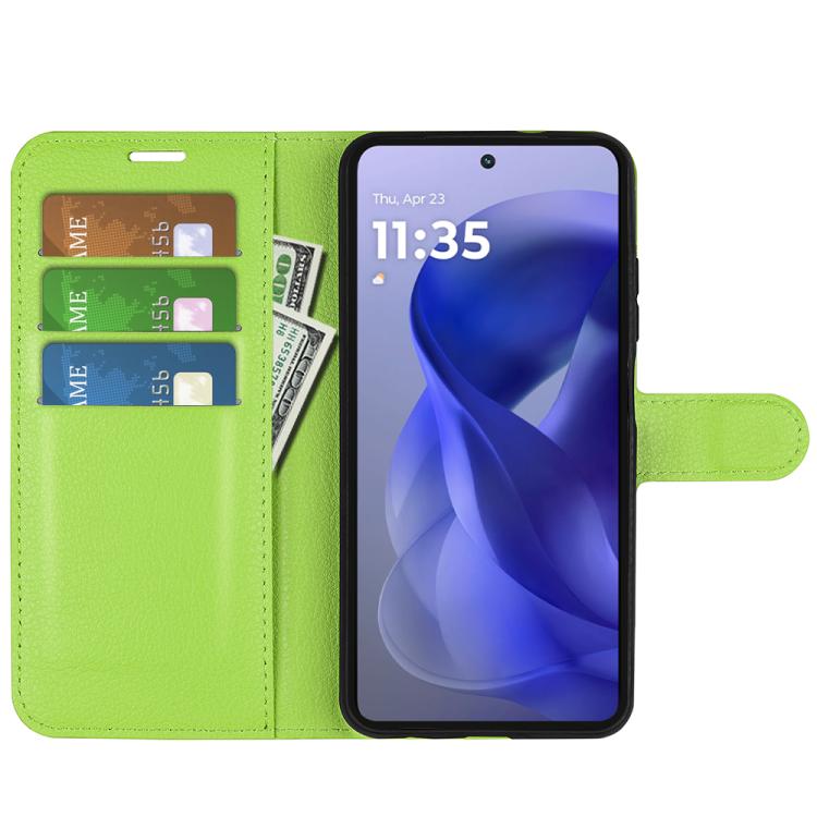 For Motorola Moto G Power 2025 Litchi Texture Horizontal Flip Leather Phone Case with Holder