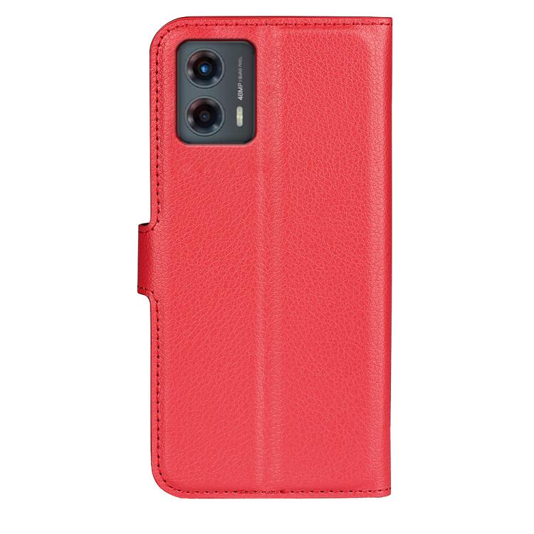 For Motorola Moto G 5G 2023 Litchi Texture Horizontal Flip Leather Phone Case with Holder
