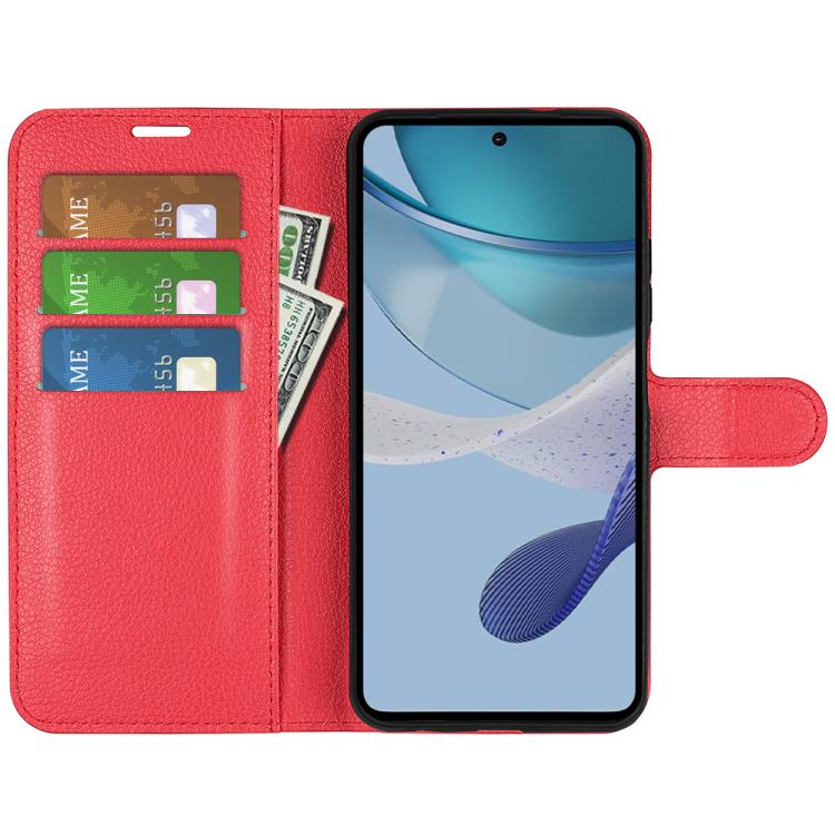 For Motorola Moto G 5G 2023 Litchi Texture Horizontal Flip Leather Phone Case with Holder