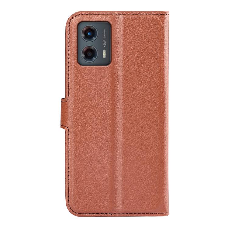 For Motorola Moto G 5G 2023 Litchi Texture Horizontal Flip Leather Phone Case with Holder