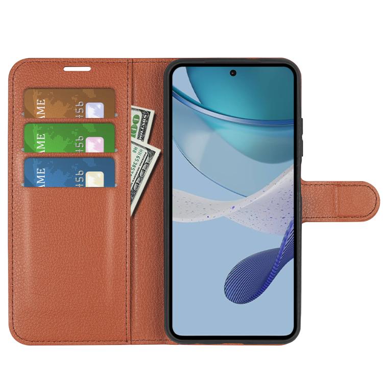 For Motorola Moto G 5G 2023 Litchi Texture Horizontal Flip Leather Phone Case with Holder