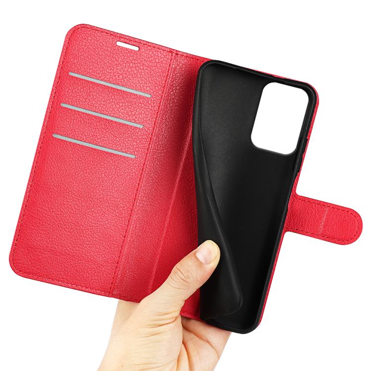 For Motorola Moto G 5G 2024 Litchi Texture Horizontal Flip Leather Phone Case with Holder