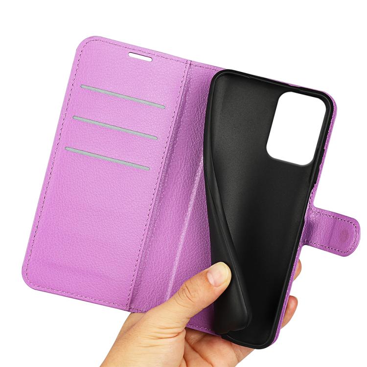 For Motorola Moto G 5G 2024 Litchi Texture Horizontal Flip Leather Phone Case with Holder