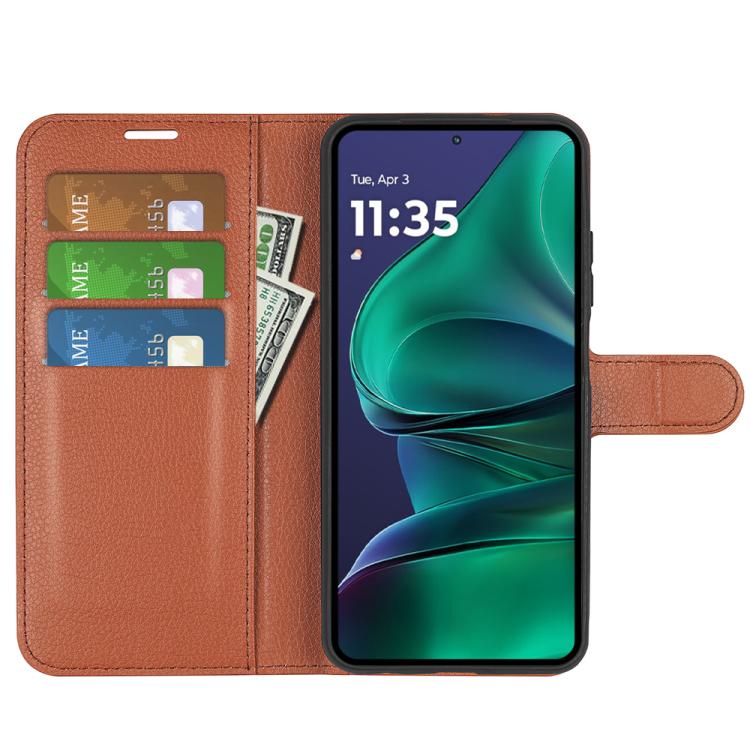 For Motorola Moto G Stylus 5G 2025 Litchi Texture Horizontal Flip Leather Phone Case with Holder