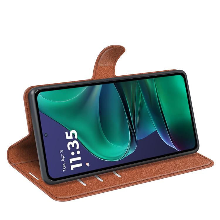 For Motorola Moto G Stylus 5G 2025 Litchi Texture Horizontal Flip Leather Phone Case with Holder