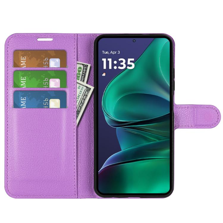 For Motorola Moto G Stylus 5G 2025 Litchi Texture Horizontal Flip Leather Phone Case with Holder