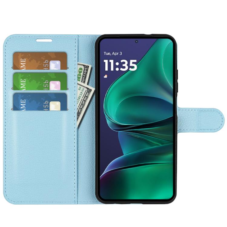 For Motorola Moto G Stylus 5G 2025 Litchi Texture Horizontal Flip Leather Phone Case with Holder