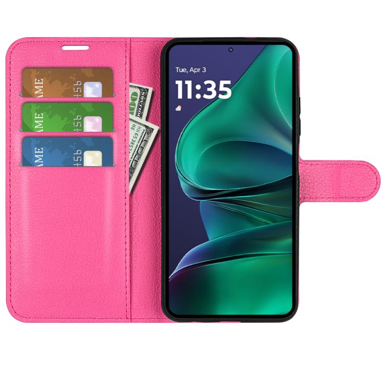 For Motorola Moto G Stylus 5G 2025 Litchi Texture Horizontal Flip Leather Phone Case with Holder