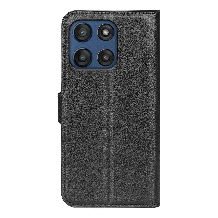 For Motorola Edge 60 / 60 Fusion Litchi Texture Horizontal Flip Leather Phone Case with Holder