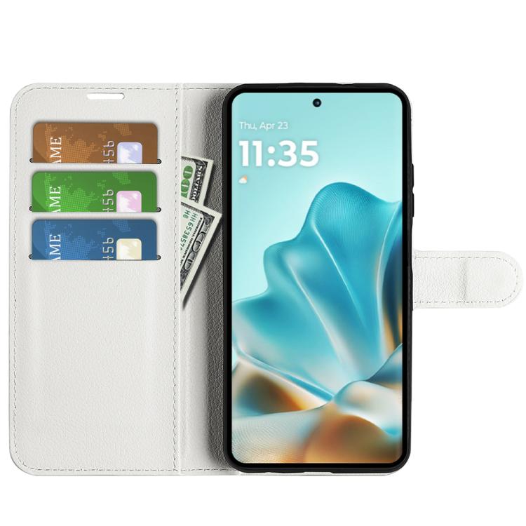 For Motorola Edge 60 / 60 Fusion Litchi Texture Horizontal Flip Leather Phone Case with Holder
