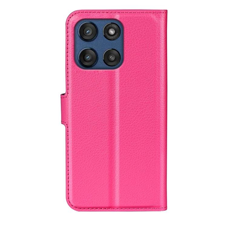 For Motorola Edge 60 / 60 Fusion Litchi Texture Horizontal Flip Leather Phone Case with Holder
