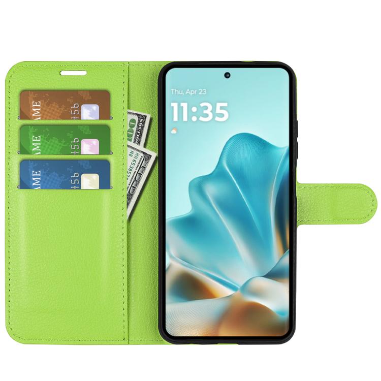 For Motorola Edge 60 / 60 Fusion Litchi Texture Horizontal Flip Leather Phone Case with Holder