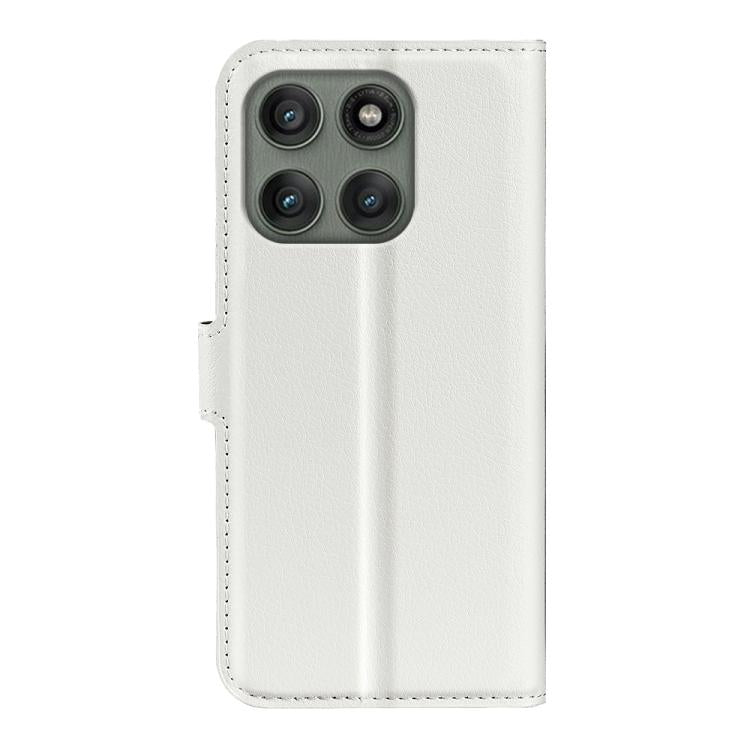 For Motorola Edge 60 Pro Litchi Texture Horizontal Flip Leather Phone Case with Holder