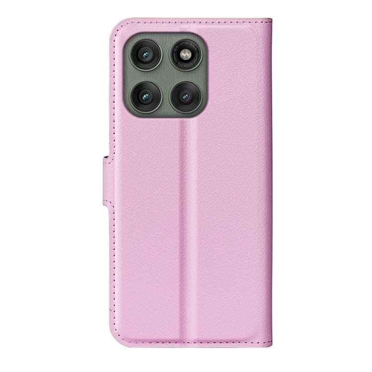 For Motorola Edge 60 Pro Litchi Texture Horizontal Flip Leather Phone Case with Holder