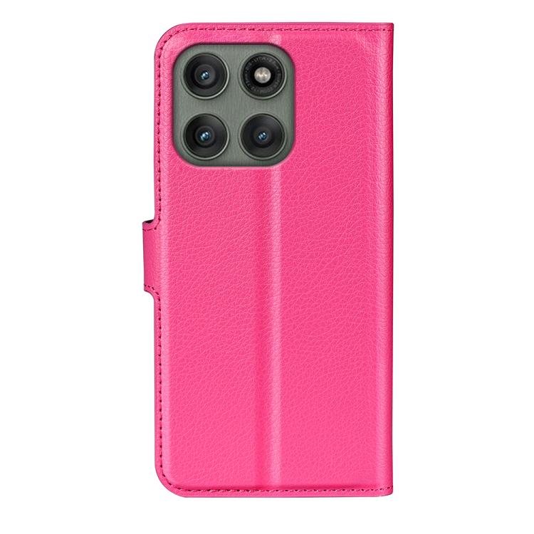 For Motorola Edge 60 Pro Litchi Texture Horizontal Flip Leather Phone Case with Holder