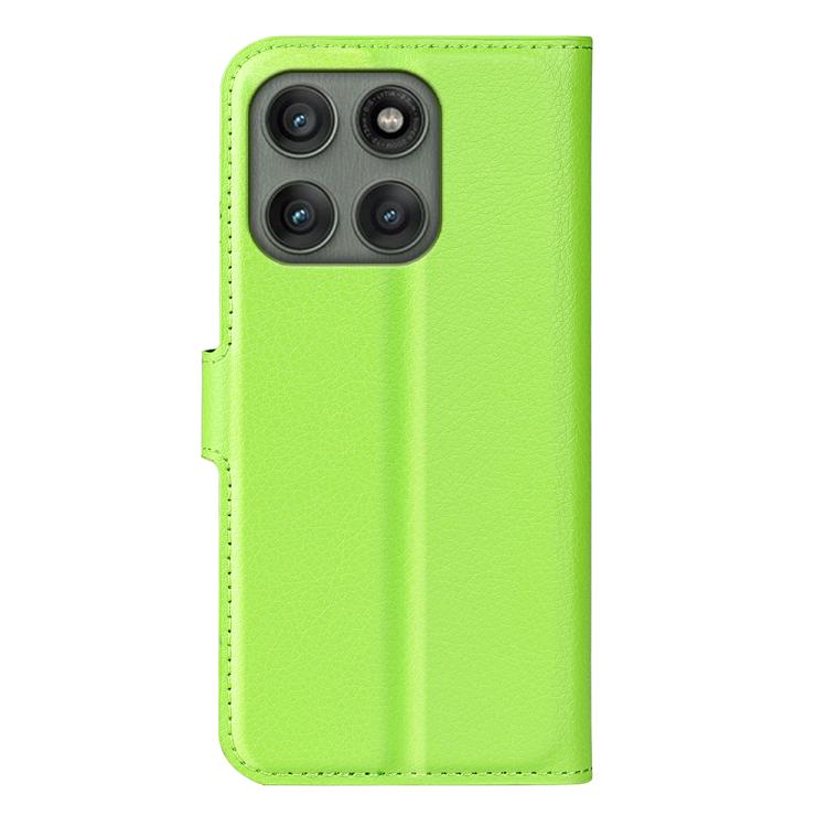 For Motorola Edge 60 Pro Litchi Texture Horizontal Flip Leather Phone Case with Holder