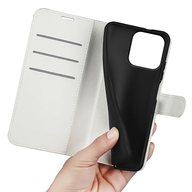 For Motorola Moto G56 5G / G66Y / G66J Litchi Texture Horizontal Flip Leather Phone Case with Holder