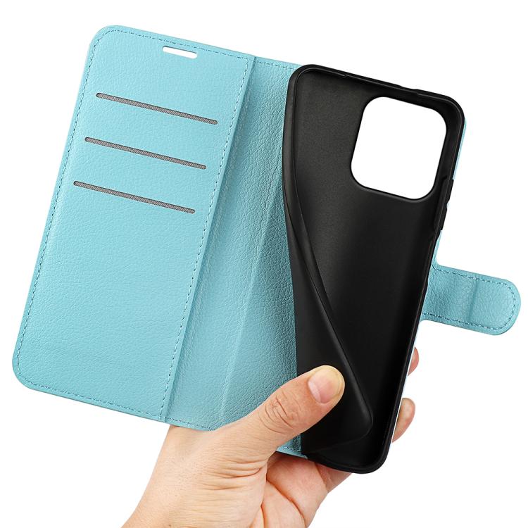 For Motorola Moto G56 5G / G66Y / G66J Litchi Texture Horizontal Flip Leather Phone Case with Holder