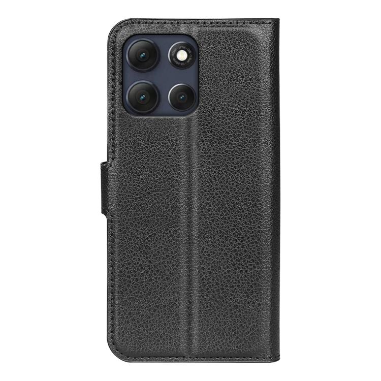 For Motorola Moto G86 Power Litchi Texture Horizontal Flip Leather Phone Case with Holder