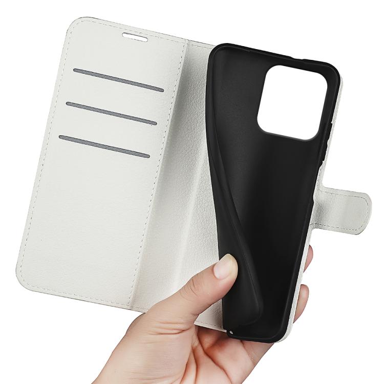 For Motorola Moto G86 Power Litchi Texture Horizontal Flip Leather Phone Case with Holder