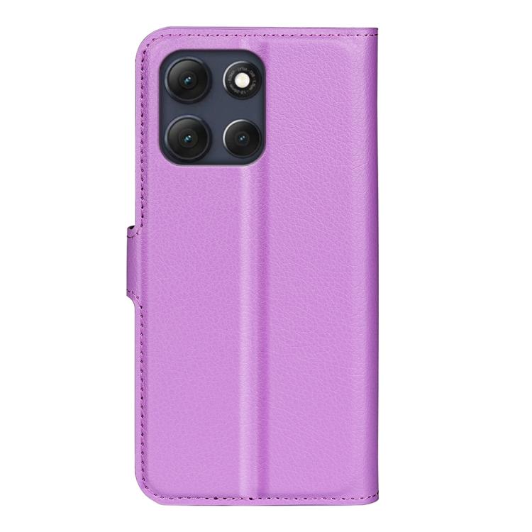 For Motorola Moto G86 Power Litchi Texture Horizontal Flip Leather Phone Case with Holder