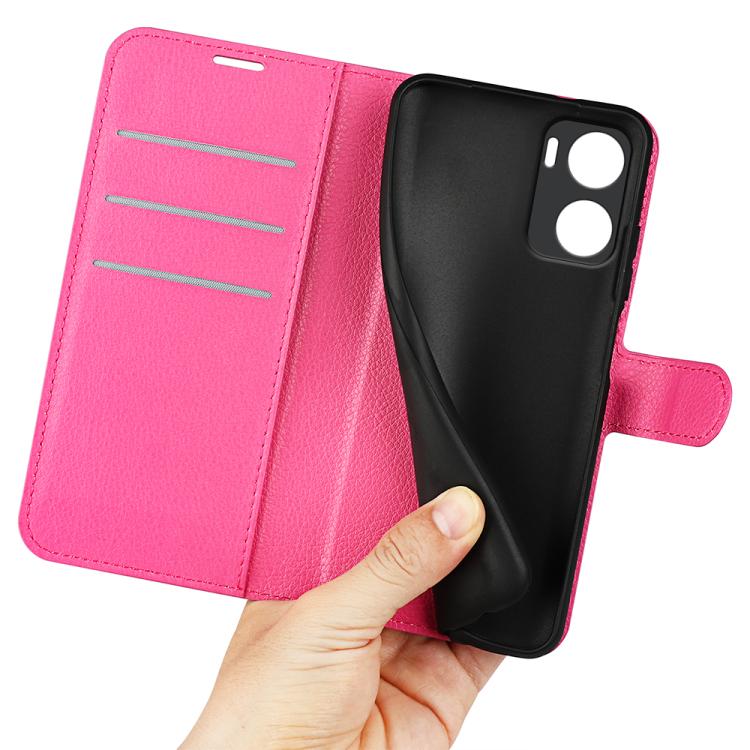 For Motorola Moto G06 4G Litchi Texture Horizontal Flip Leather Phone Case with Holder