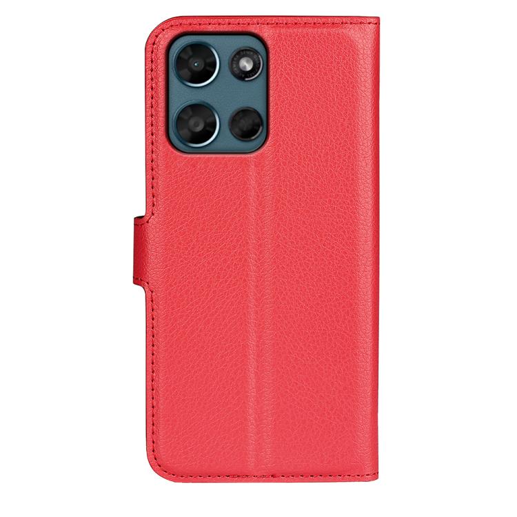 For Motorola Moto G 5G 2026 Litchi Texture Horizontal Flip Leather Phone Case with Holder