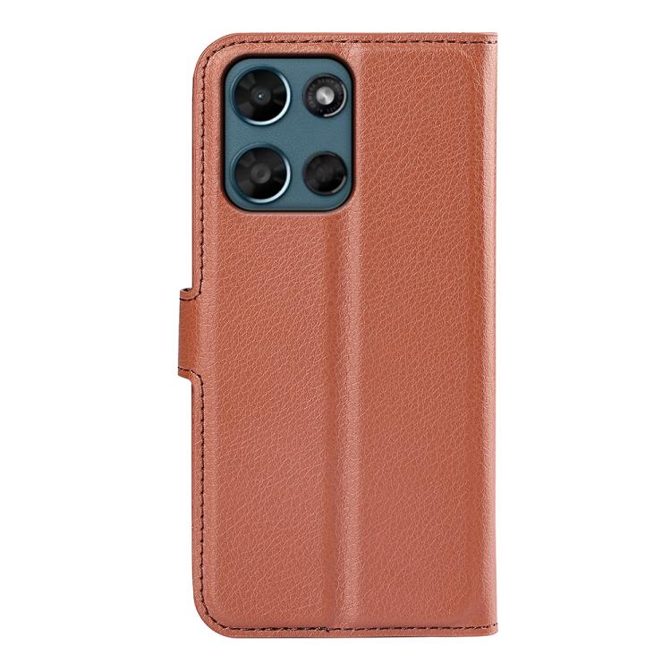 For Motorola Moto G 5G 2026 Litchi Texture Horizontal Flip Leather Phone Case with Holder