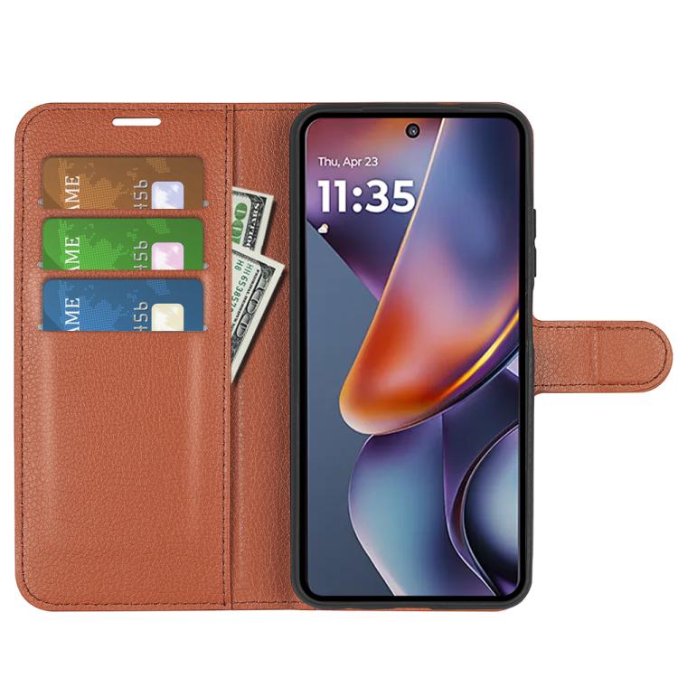 For Motorola Moto G 5G 2026 Litchi Texture Horizontal Flip Leather Phone Case with Holder