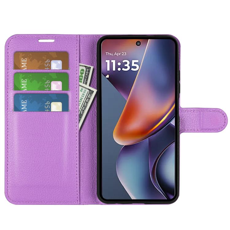 For Motorola Moto G 5G 2026 Litchi Texture Horizontal Flip Leather Phone Case with Holder