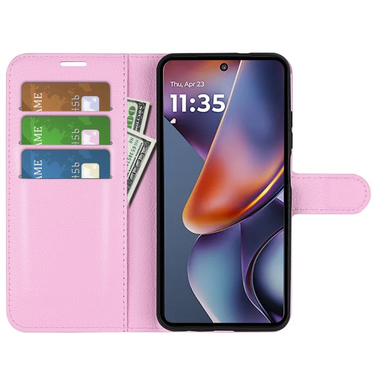 For Motorola Moto G 5G 2026 Litchi Texture Horizontal Flip Leather Phone Case with Holder