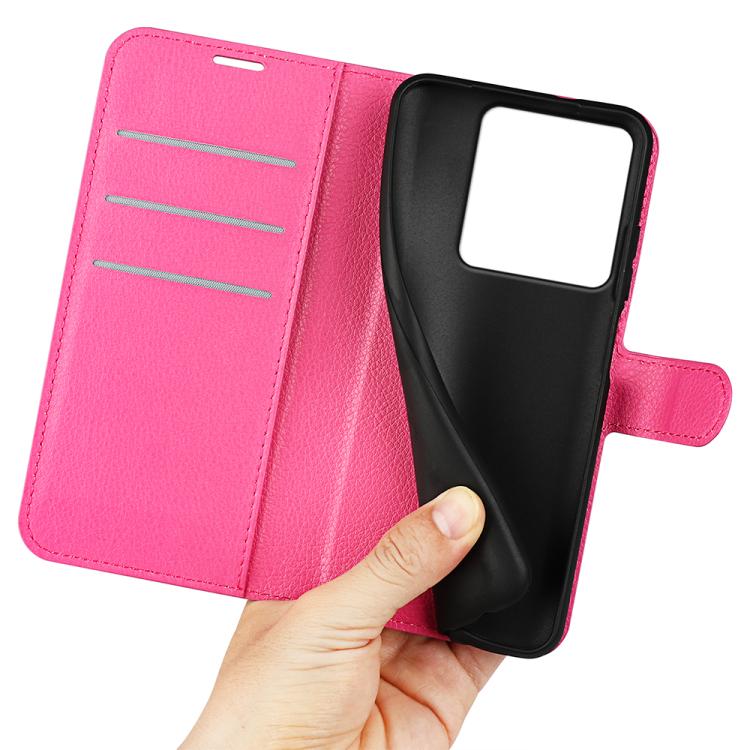 For Motorola Signature 5G Litchi Texture Horizontal Flip Leather Phone Case with Holder